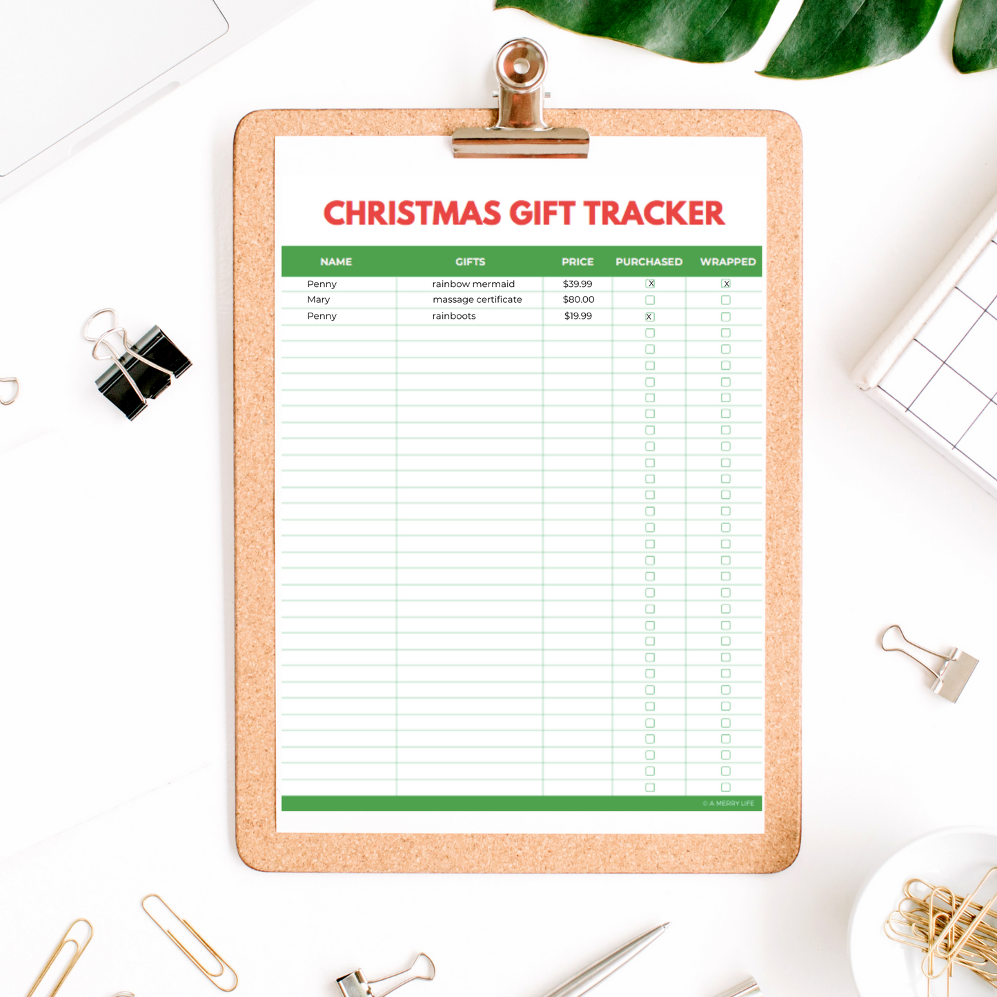 Debt-Free Christmas Budget Planner Bundle