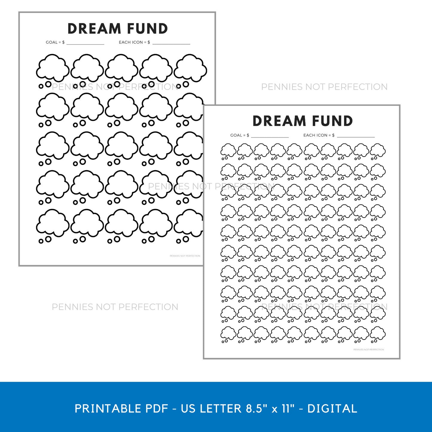 Dream Fund Savings Tracker Printable 1