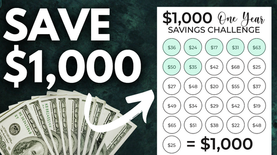 save $1,000 in one year with this biweekly savings challenge