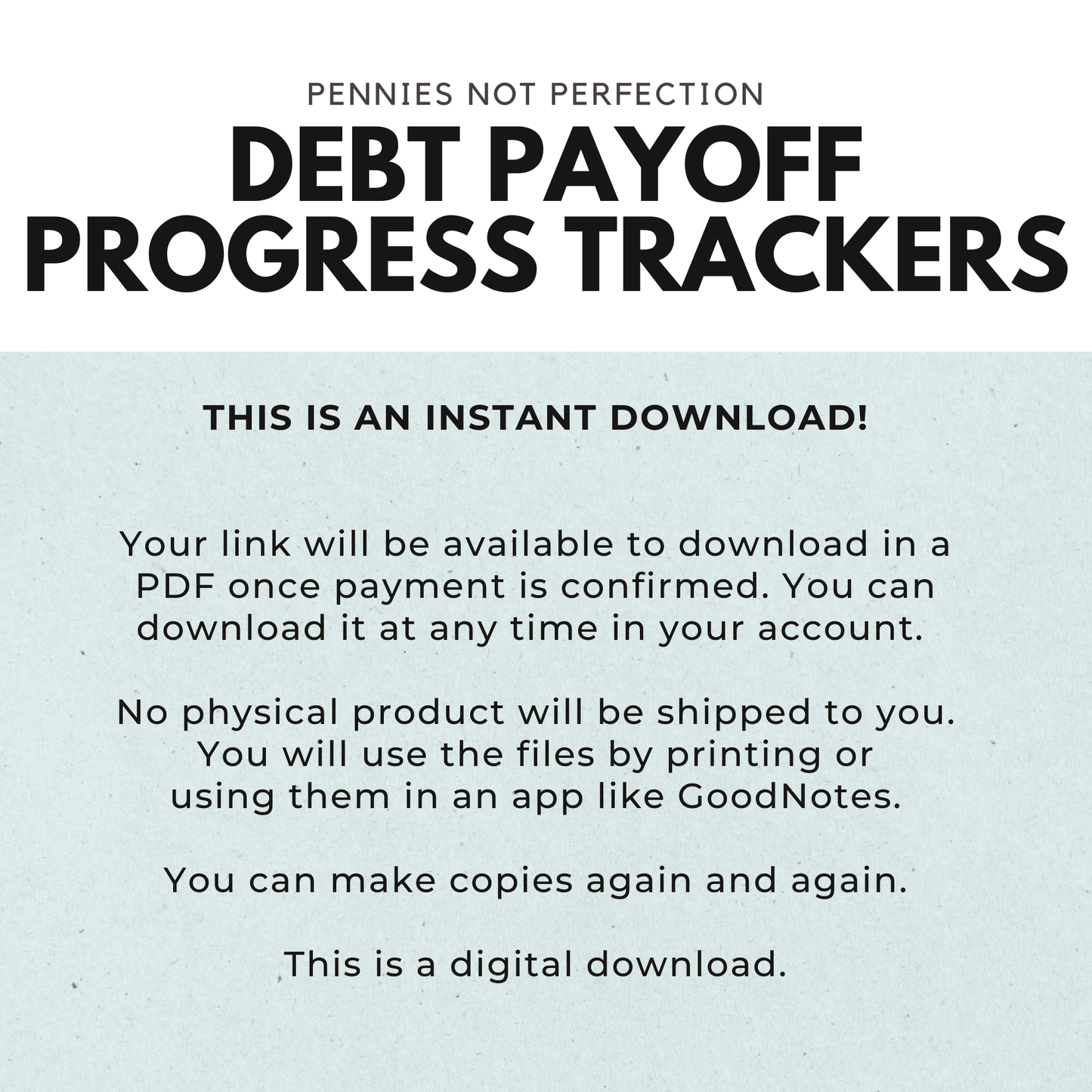 Debt Payoff Progress Tracker Printable