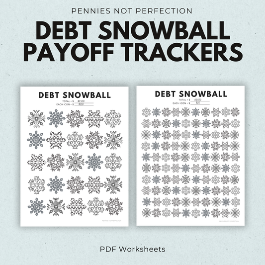 Debt Snowball Payoff Tracker Printable