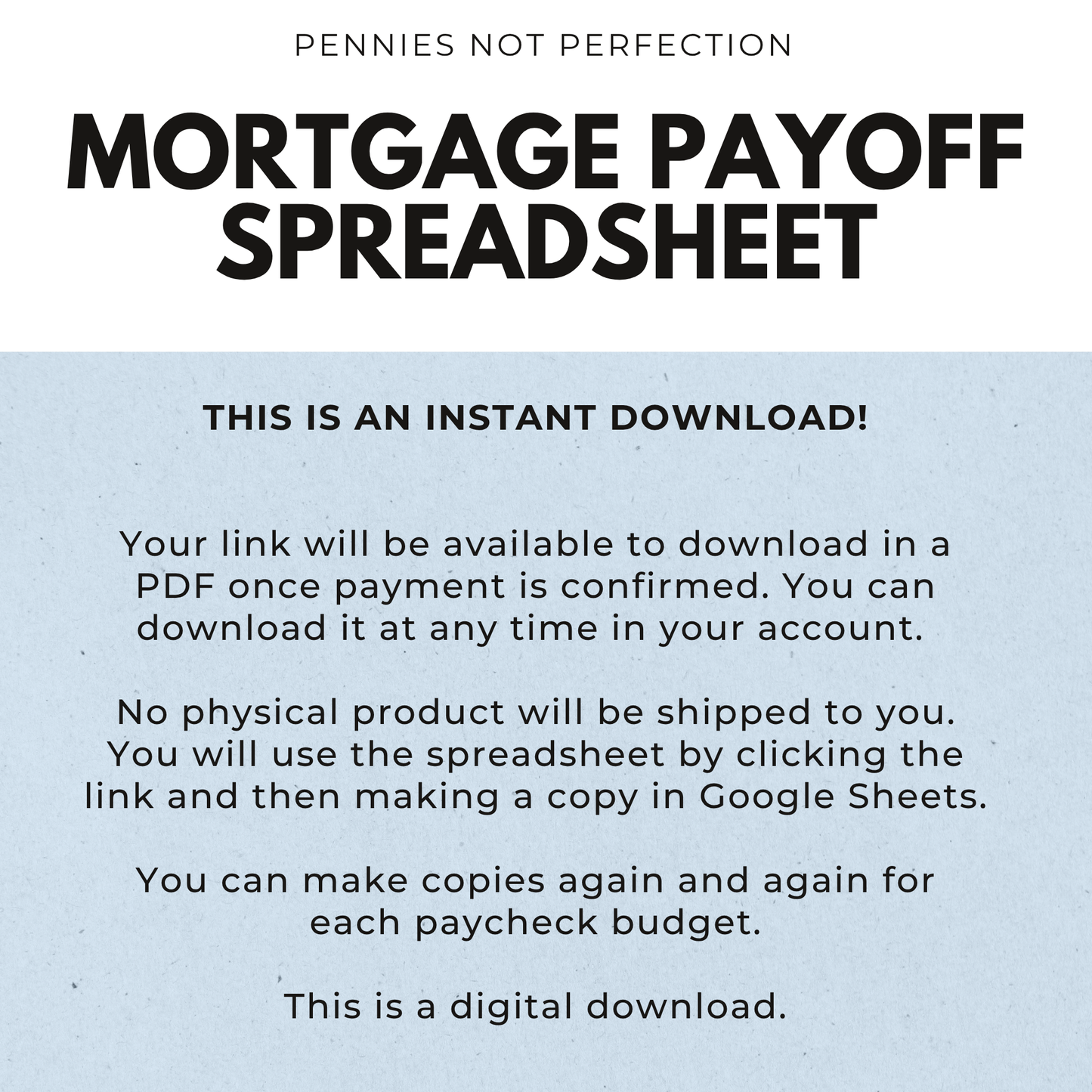 Mortgage Payoff Tracker Template (Google Sheets)