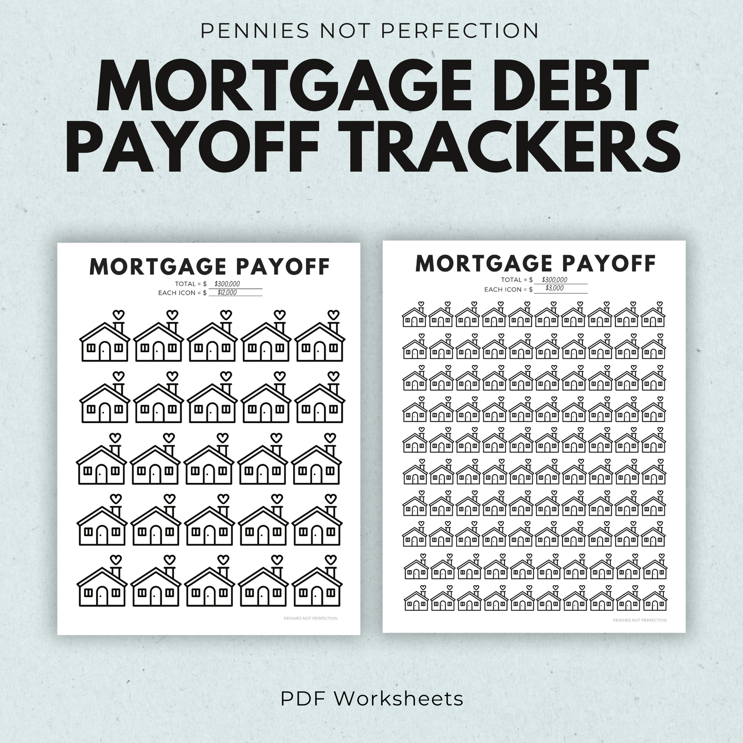 Mortgage Payoff Tracker Printable