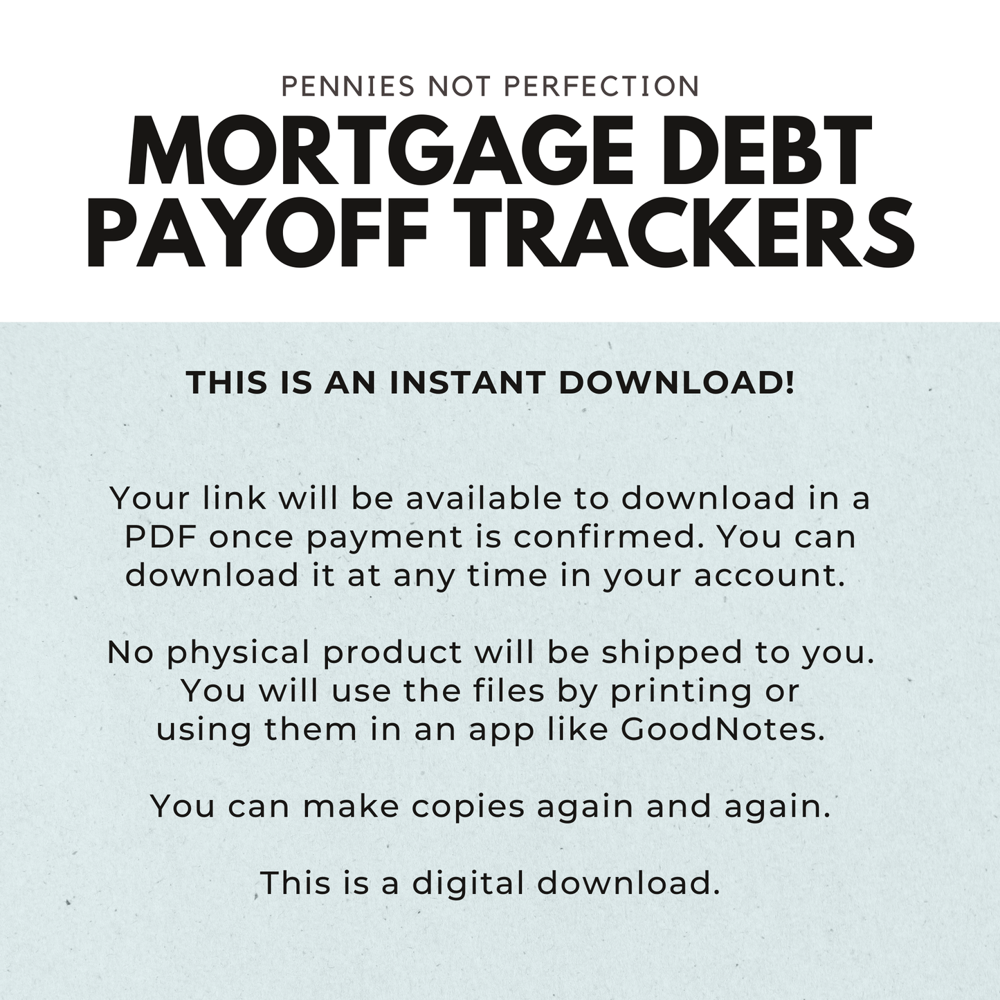 Mortgage Payoff Tracker Printable