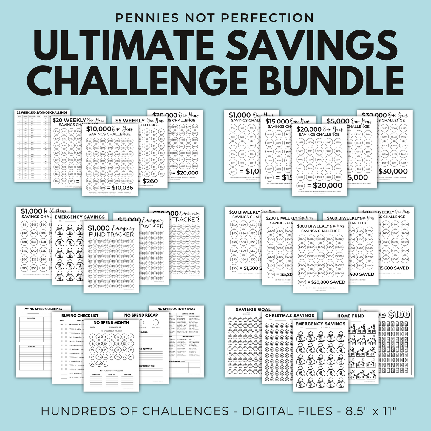 Ultimate Saving Challenges Bundle