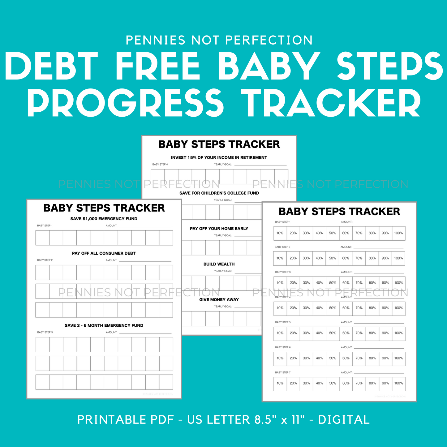 7 Baby Steps Tracker To Pay Off Debt & Build Wealth