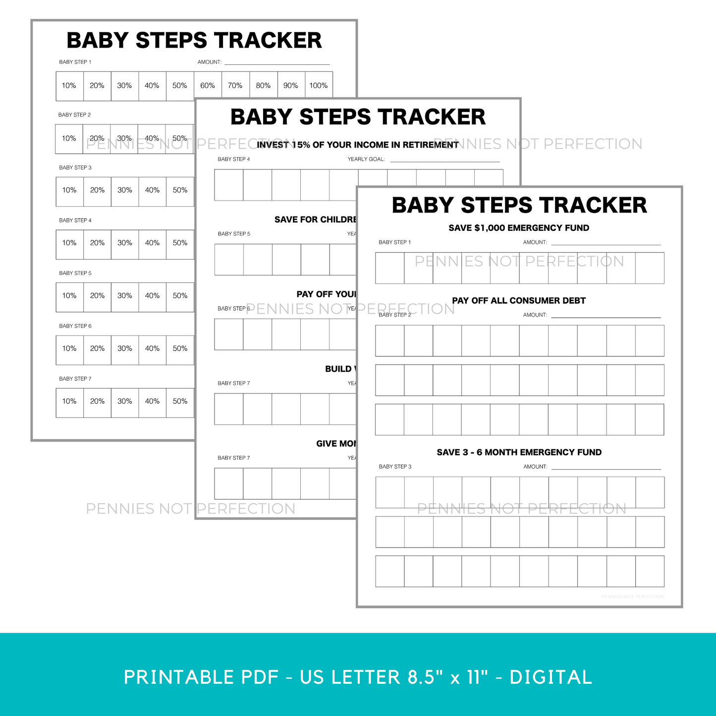 7 Baby Steps Tracker To Pay Off Debt & Build Wealth