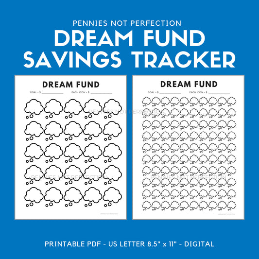 Dream Fund Savings Tracker Printable 1