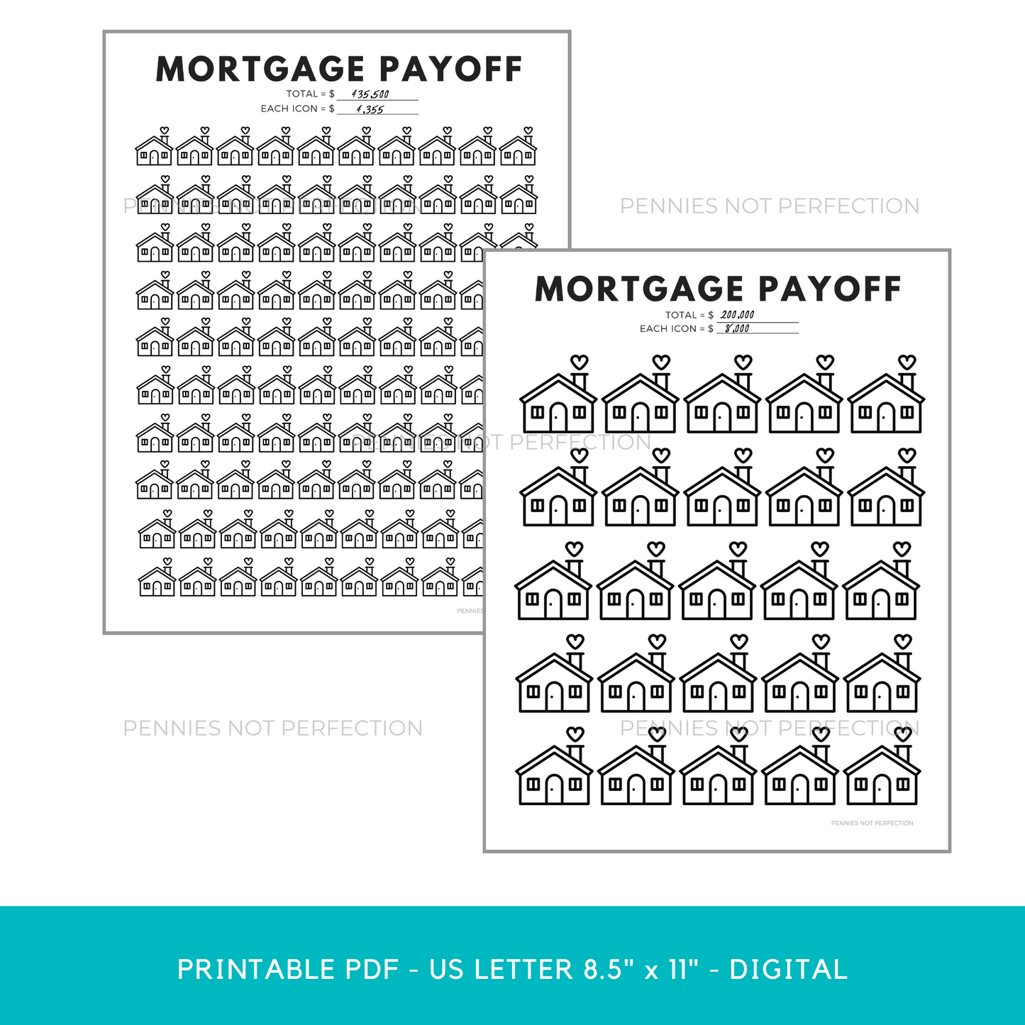 Mortgage Payoff Tracker Printable