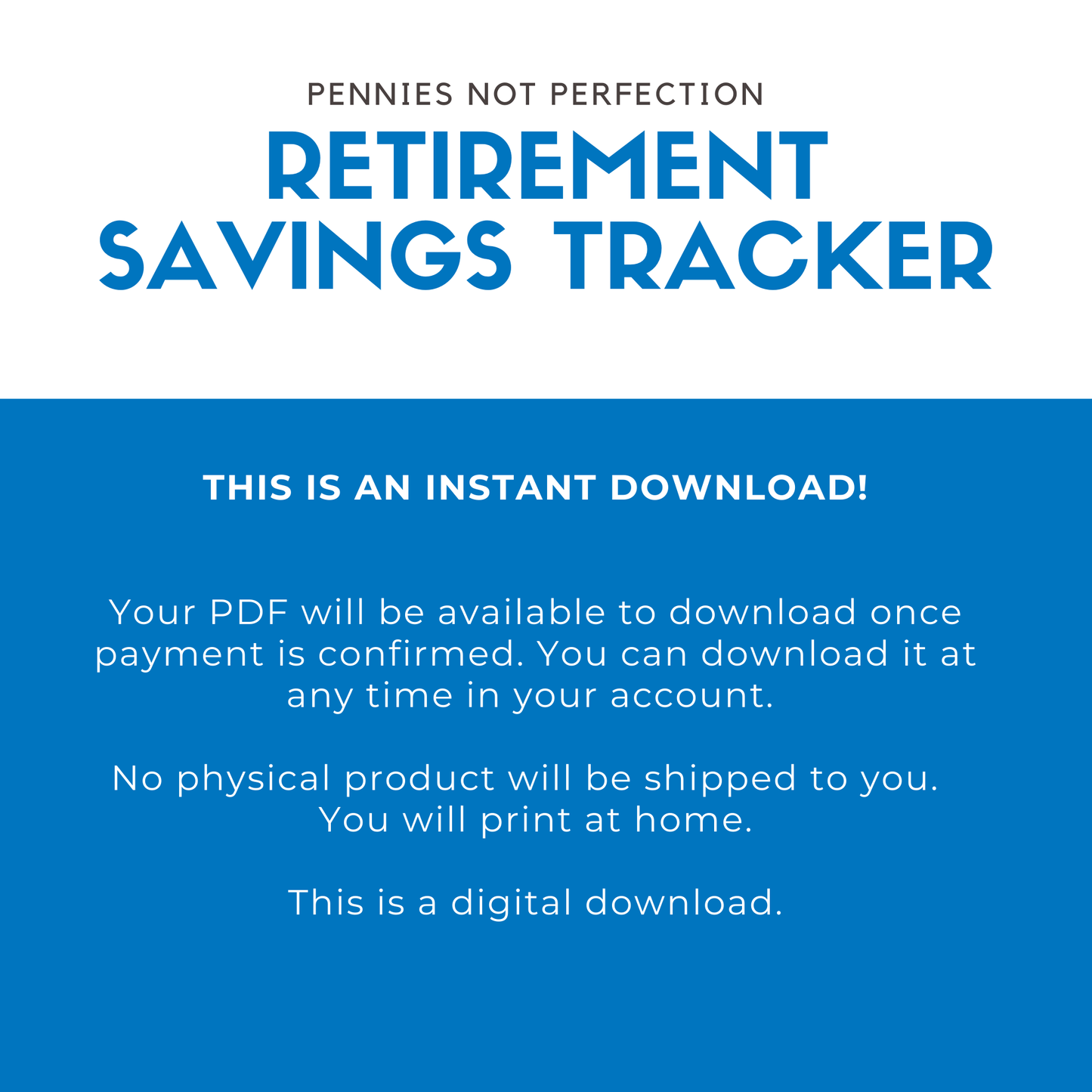 Retirement Savings Tracker Printables Bundle | 401K Roth IRA Trackers